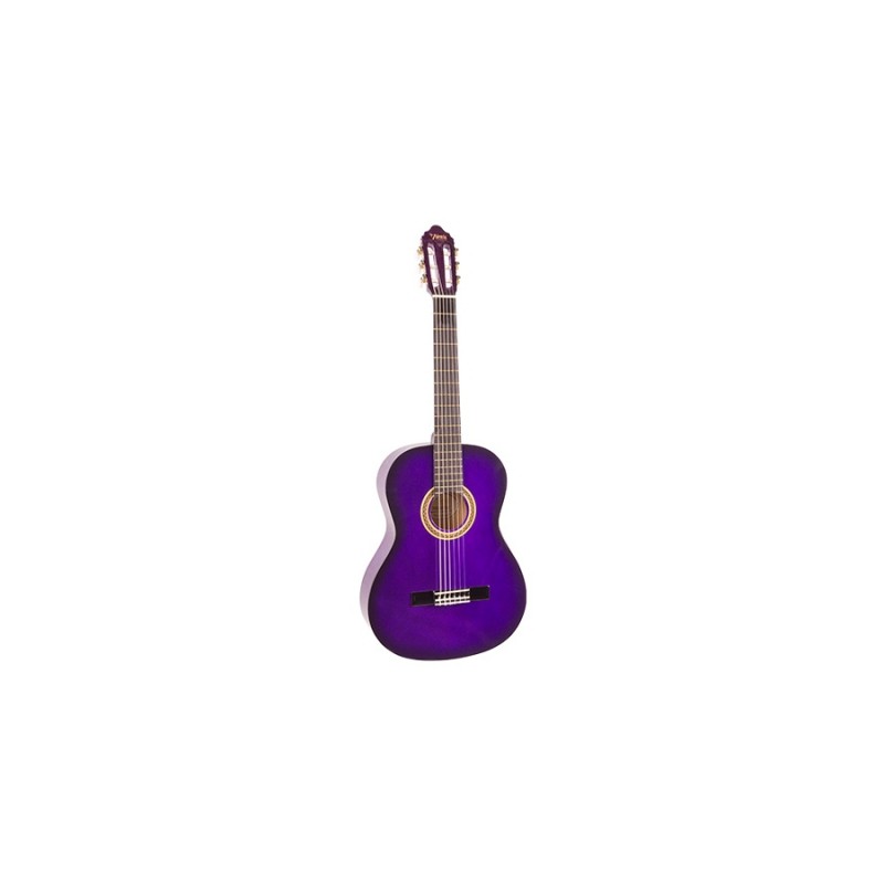 VALENCIA KLASİK GİTAR SAP ÇELİKLİ 1/2 MOR SUNBURST