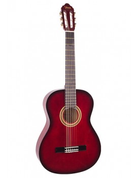 VALENCIA KLASİK GİTAR SAP ÇELİKLİ 1/2 KIRMIZI SUNBURST